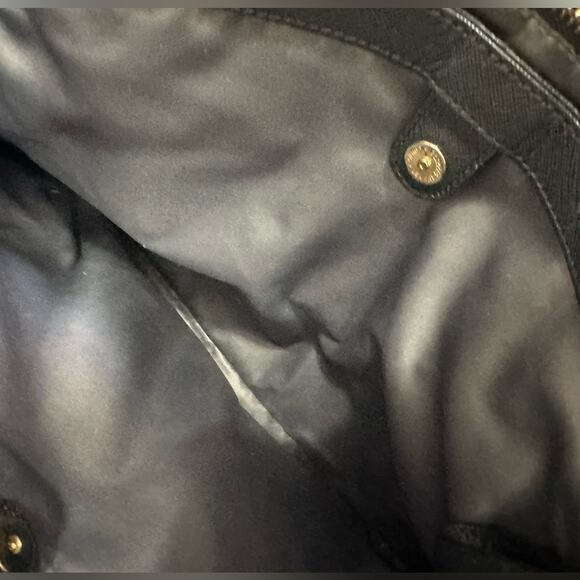 Coach Black Leather Tote Bag - Picture 9 of 11